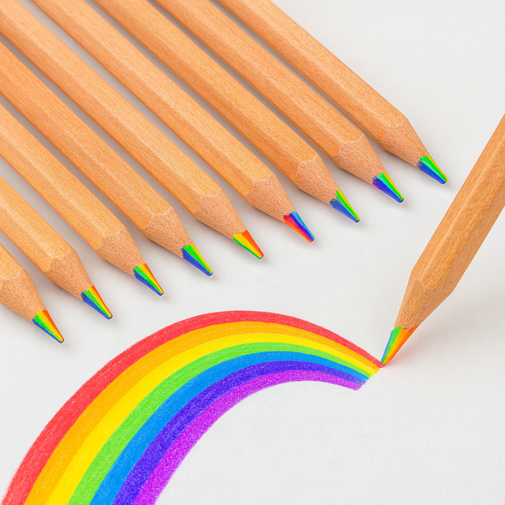 rainbow pencil